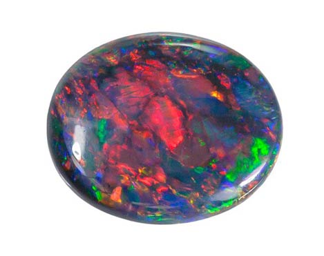 Opal coloured gemstone