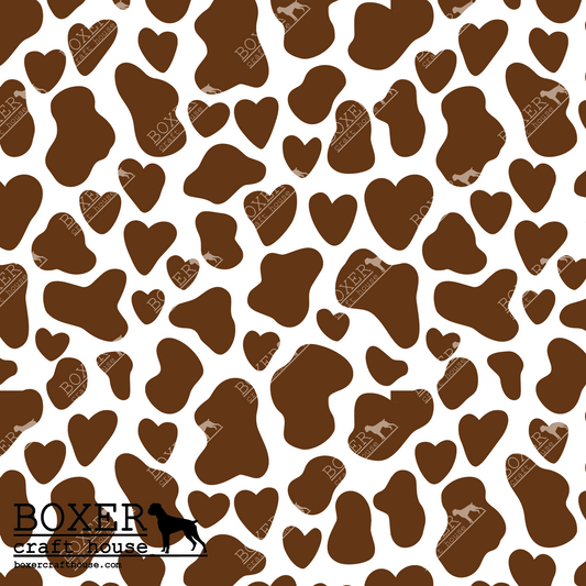 Cow Patterns Star Brown – Boxer Craft House