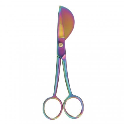 ONTAKI Applique Scissors 4.5 with Duckbill Edge Shaped Paddle for Art,  Crafting, Fabric, Thread, Needlework and Embroidery - Versatile Miniature