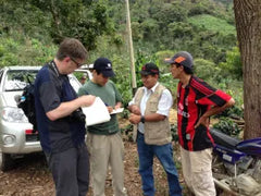 meeting with coffee farmers
