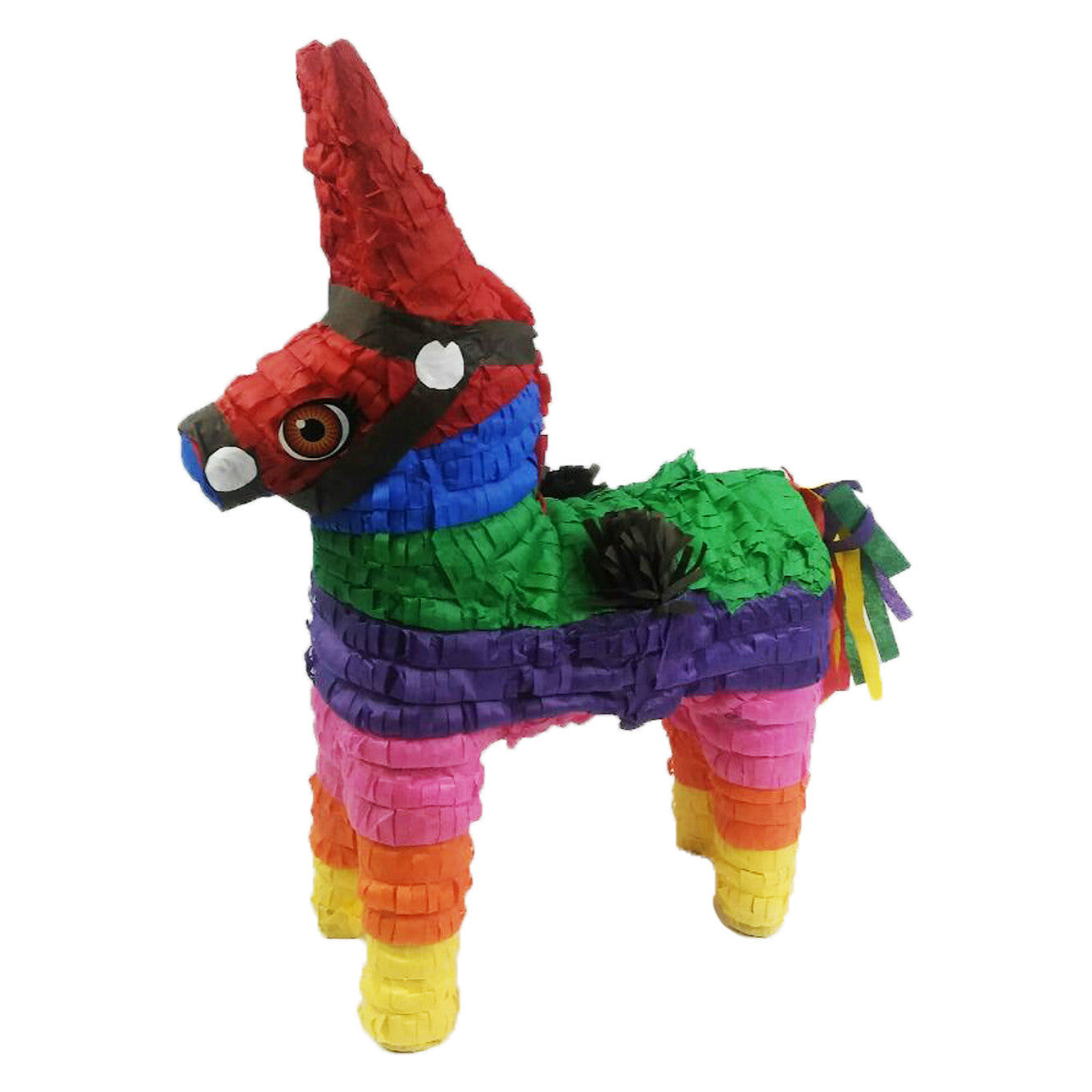 Rainbow Donkey Pinata - Custom Party Pinatas - Pinatas.com