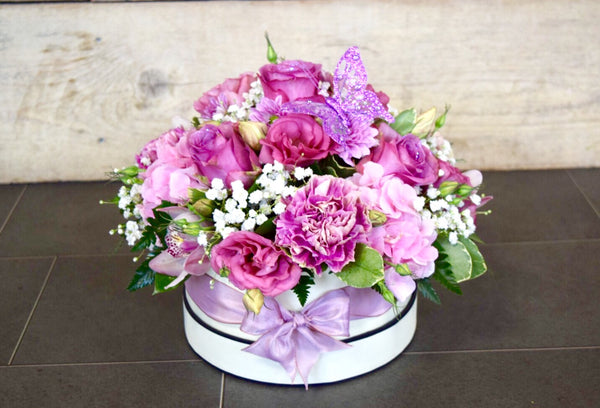 Hat Box Flowers