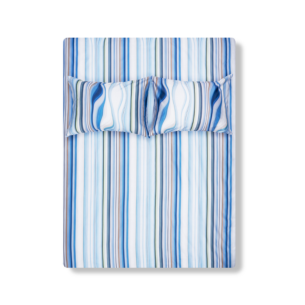 "Stripe Tease Watermarks Two" Artist Bedding Collection by