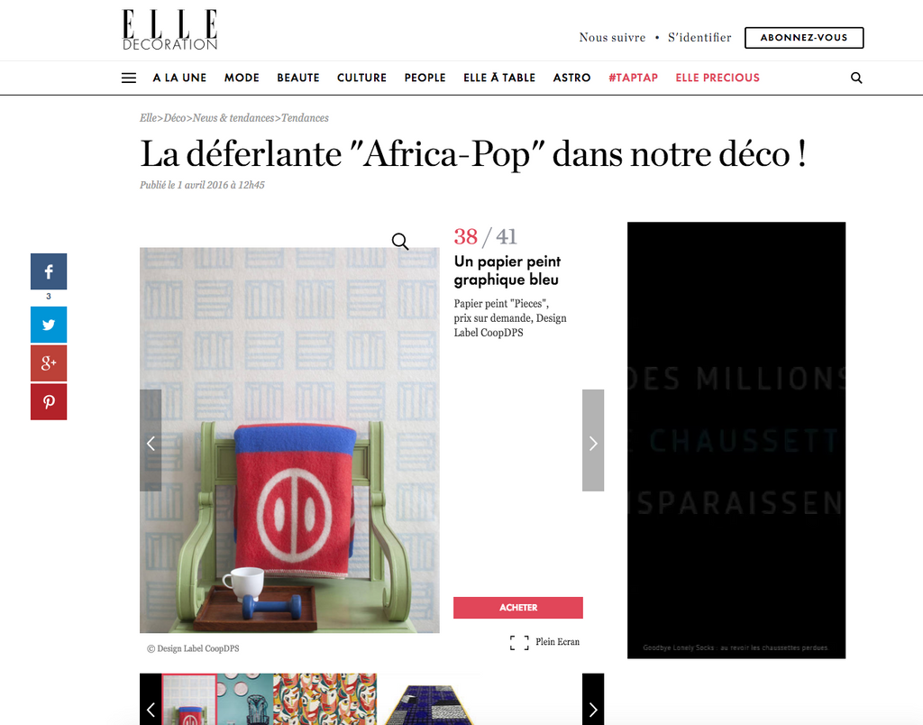 Elle France x CoopDPS ZigZagZurich Artikel 1. April 2016 1