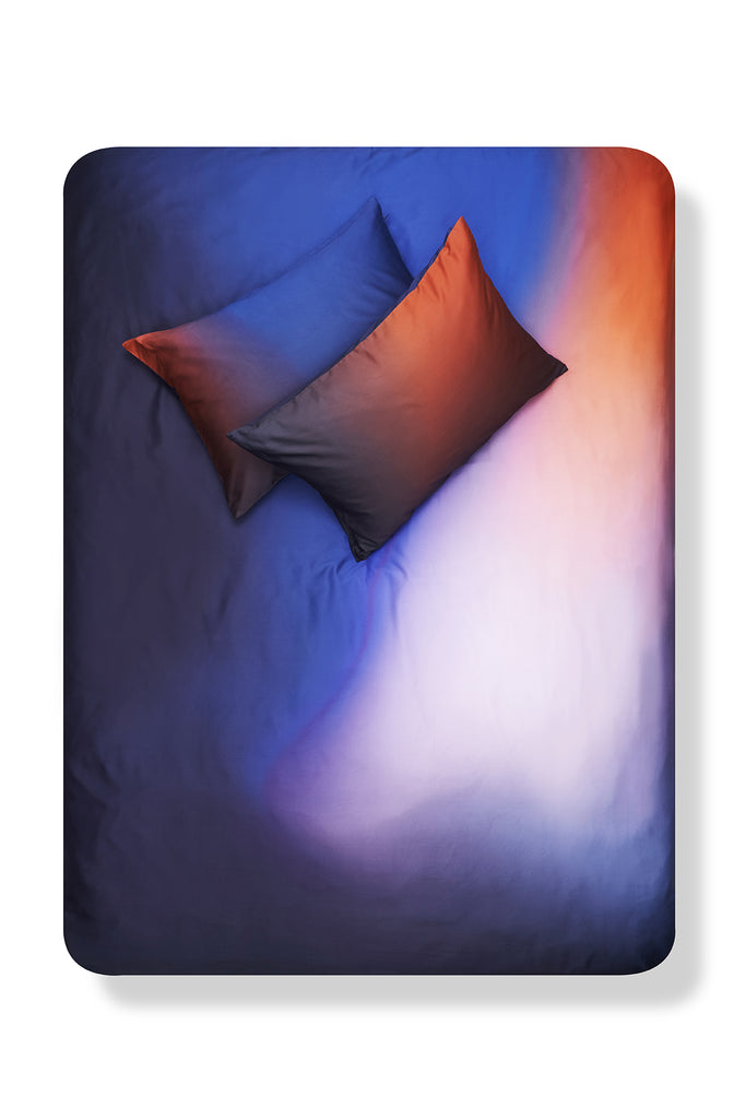 Aura Blue Artist Bedding Collection by Michele Rondelli