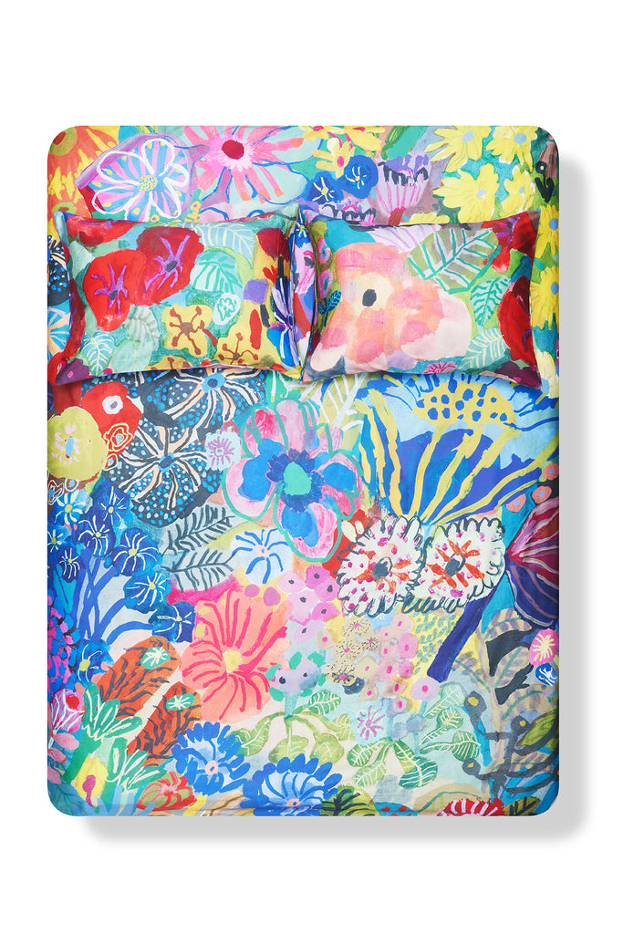 Hyperbloom Artist Bedding Collection by Tara Booth