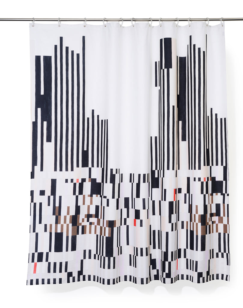 Eanalyzer Artist Cotton Shower Curtain ( Waterproof ) by Jenny Mcgeed Dougherty