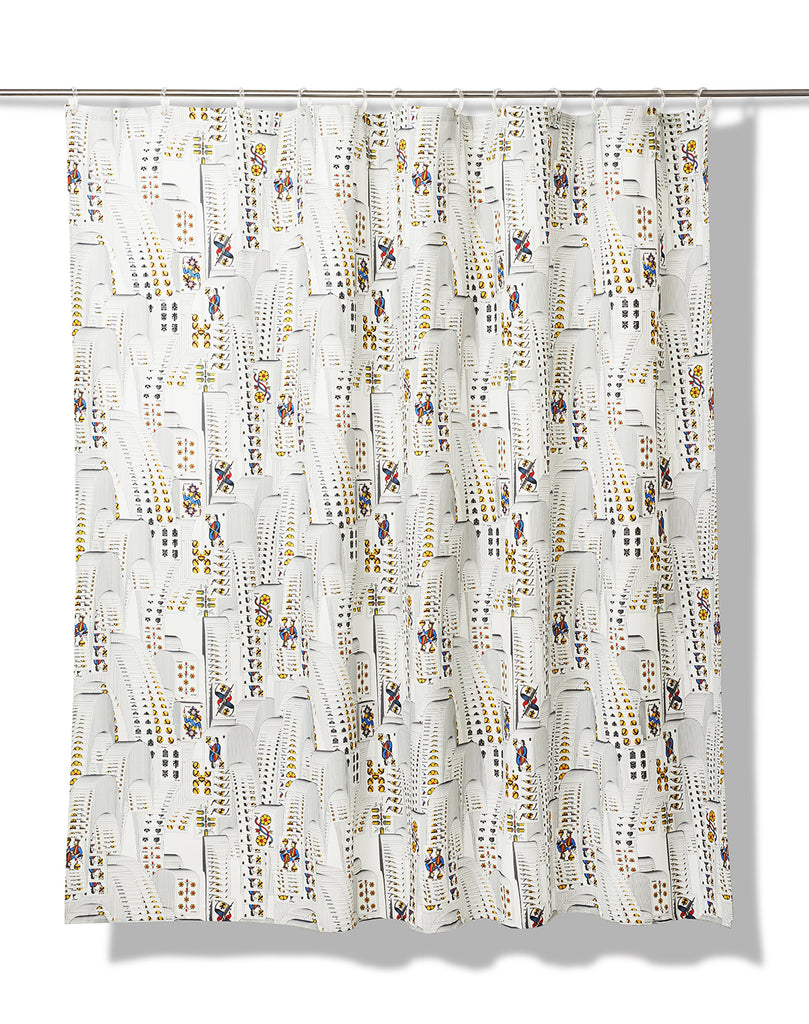 Solitaire Artist Cotton Shower Curtain ( Waterproof ) by Julian Zigerli