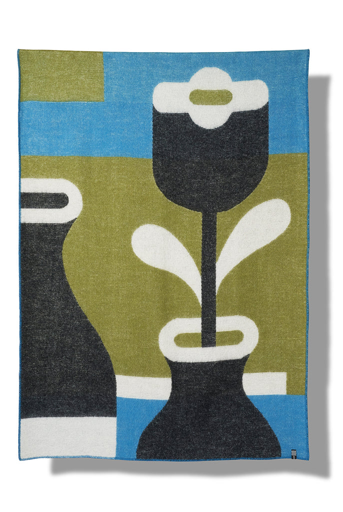 The Flower Wool Blanket by Jacco Bunt