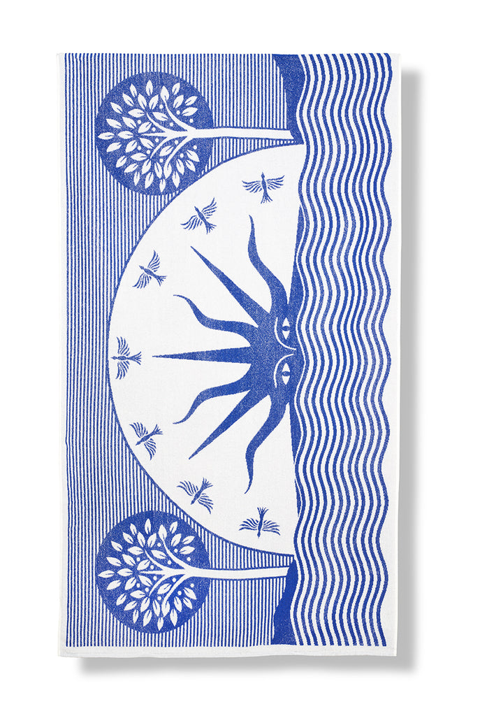 "Sunrise" XL Frotte / Terry Beach Towel by Raffy Greaves