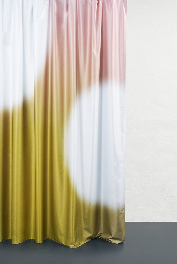Künstler-Verdunkelungsvorhang mit weißen Punkten von Michele Rondelli – extrabreit