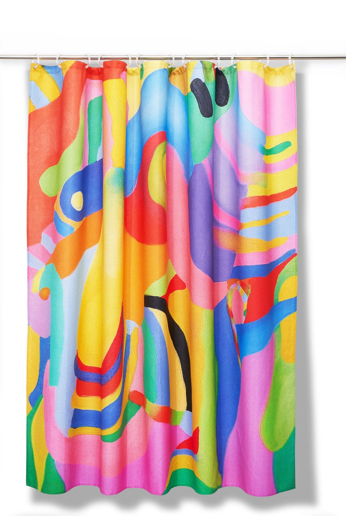 Künstler- und Designer-Duschvorhang aus Baumwolle