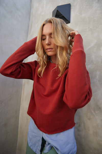 ality designs elevated cropped sweatshirt - the rookie - made of heavyweight french terry 100% cotton