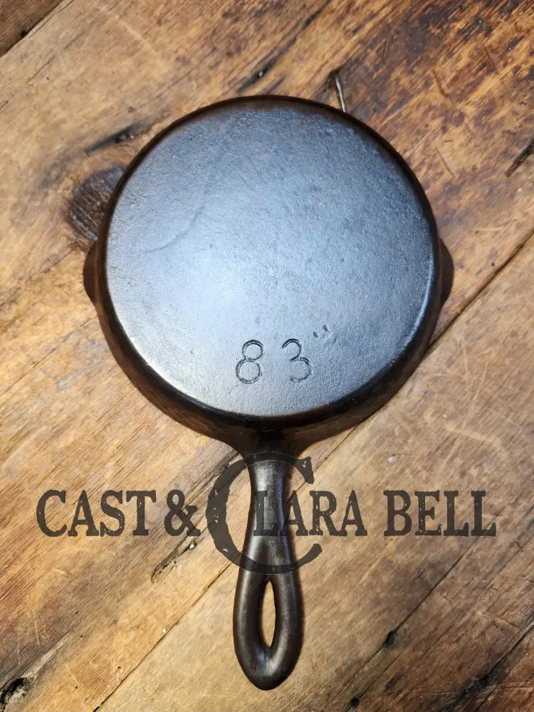 HTF! Chicago Hardware Foundry "8-3 H" #3 Cast Iron Egg Skillet with Hammered Finish