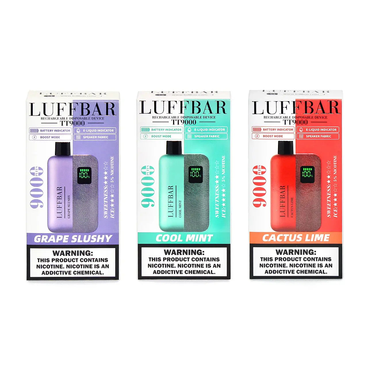 CAIXA LUFFBAR 9000 PUFFS - 10 UNIDADES 4