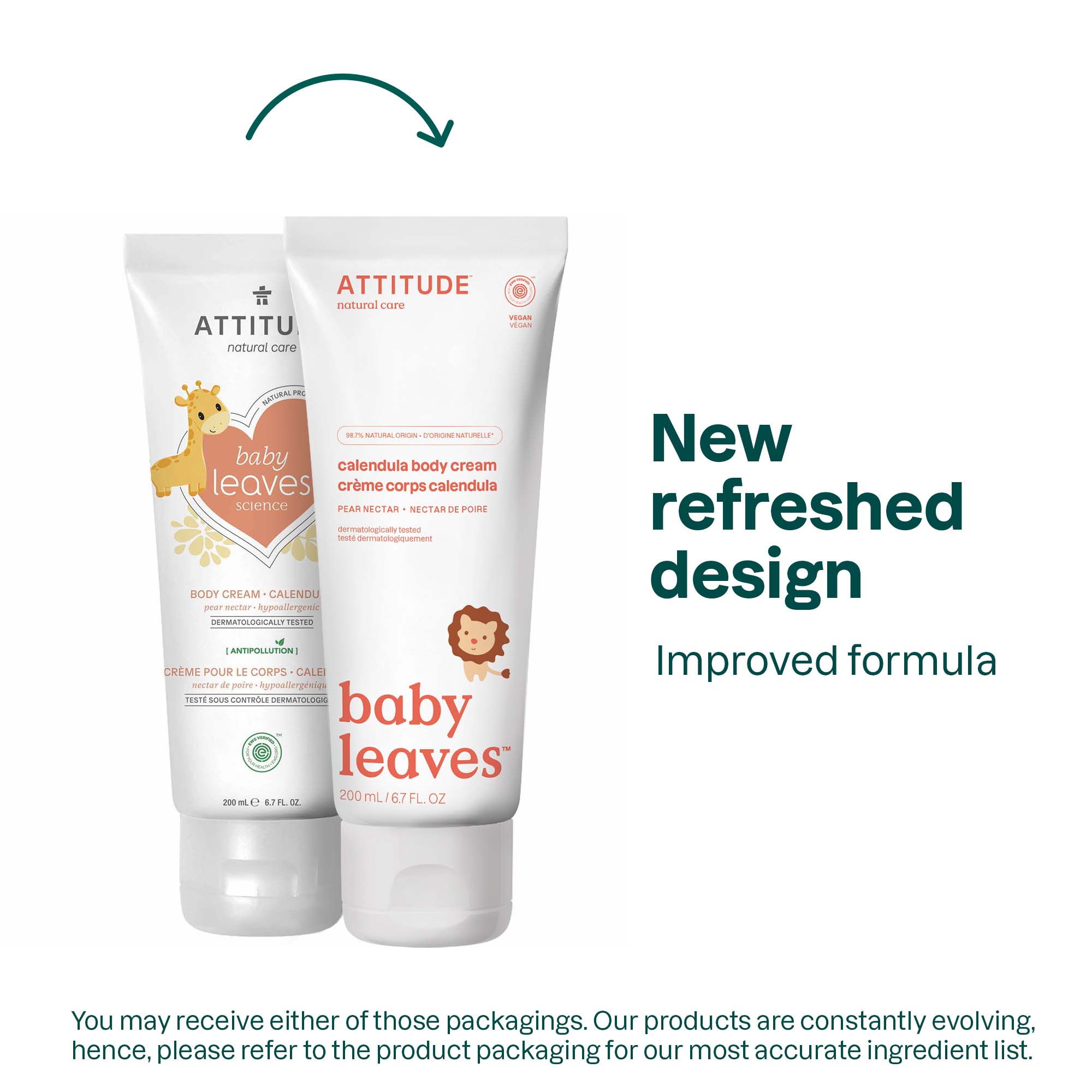 ATTITUDE baby leaves™ Calendula Natural Body Cream Pear Nectar 16712_en? Pear Nectar