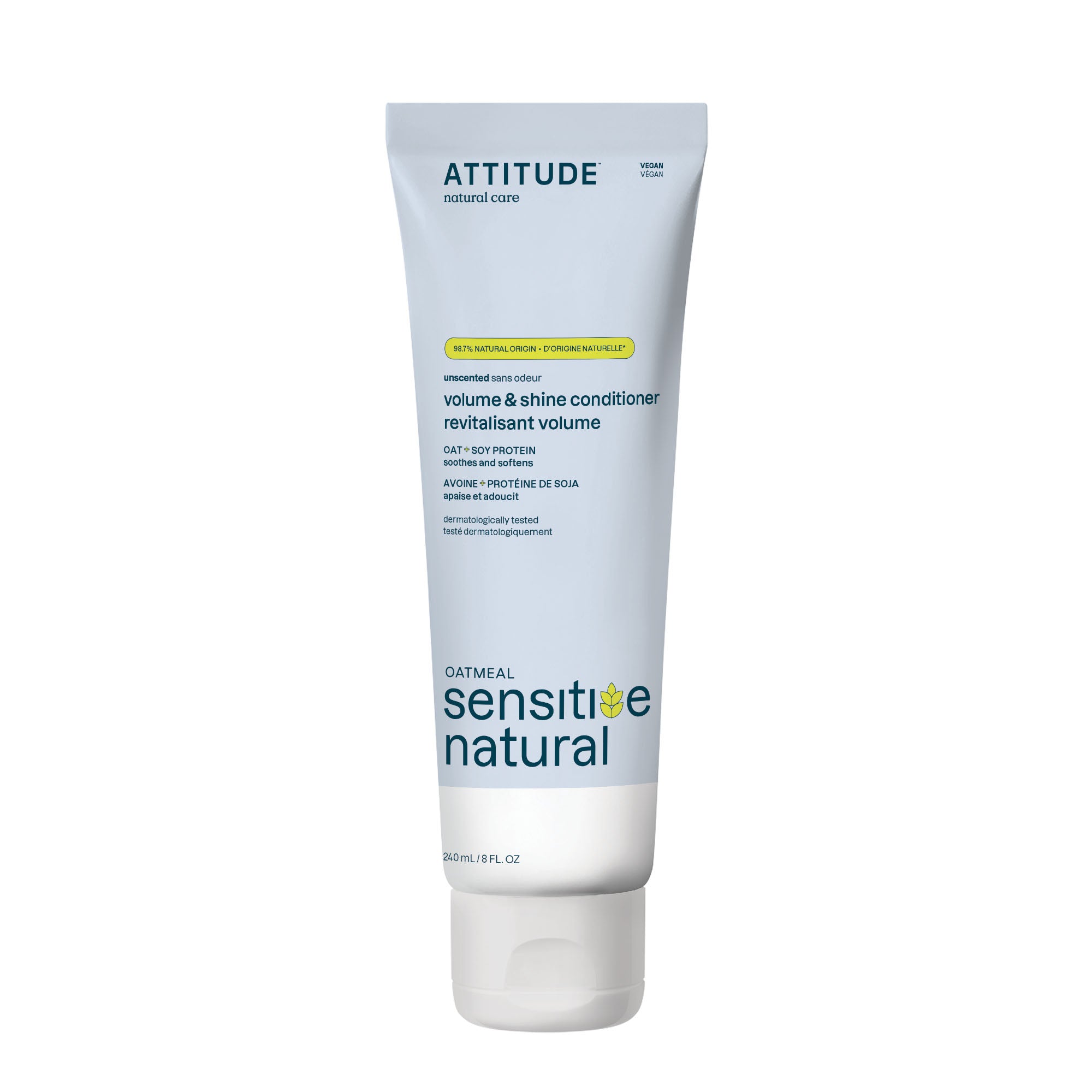 ATTITUDE Oatmeal sensitive natural care Conditioner Extra Gentle & Volumizing Unscented 240 mL_en?_main? 240 mL