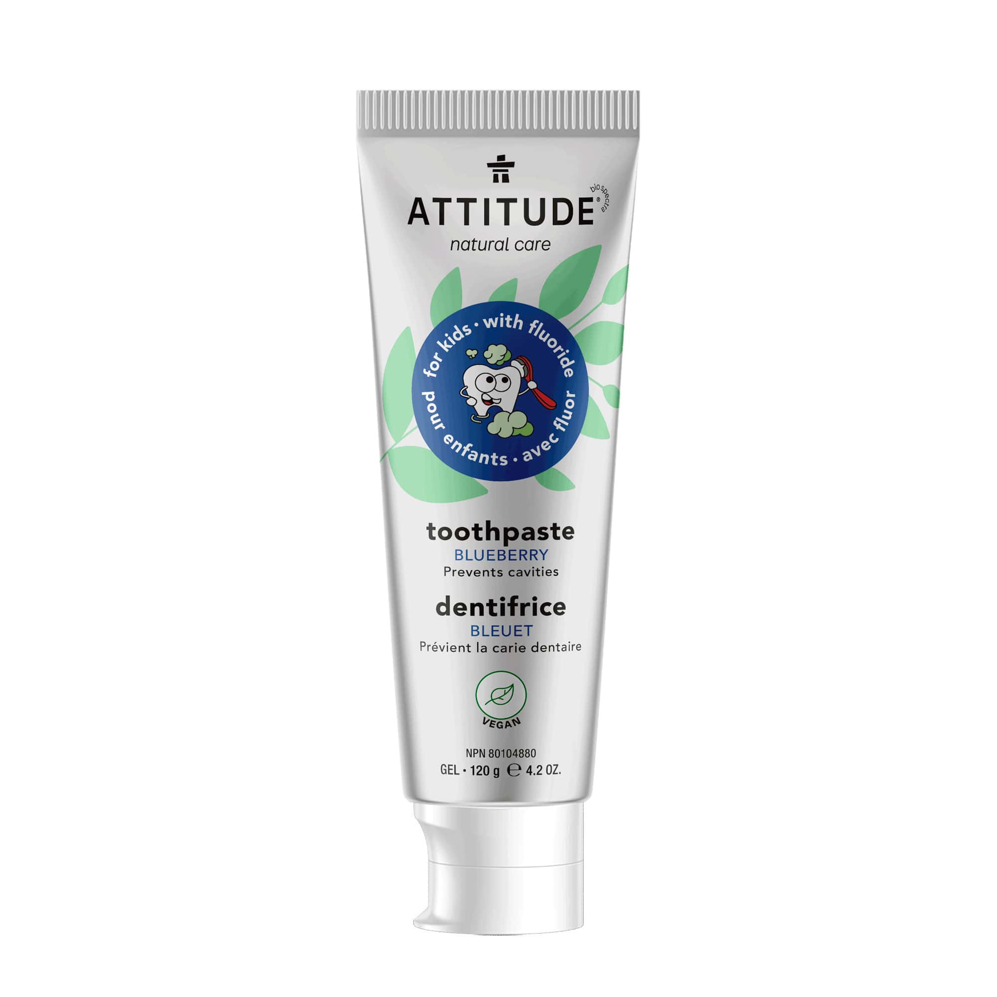 ATTITUDE Toothpaste with fluor for kids - Blueberry 16723_en?_main? 120g / Blueberry