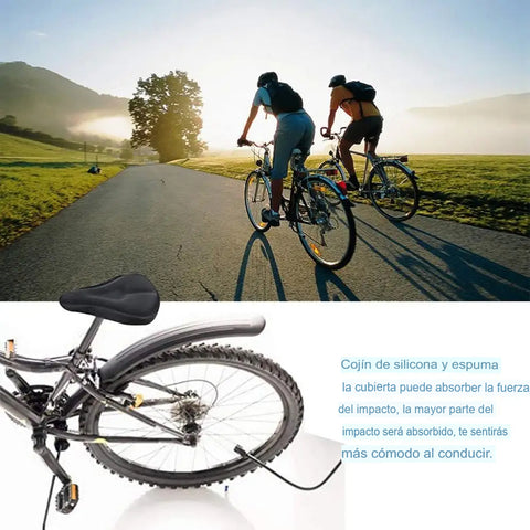 Funda Cubre Asiento Para Bicicleta Gel Cubre Sillin Spinning