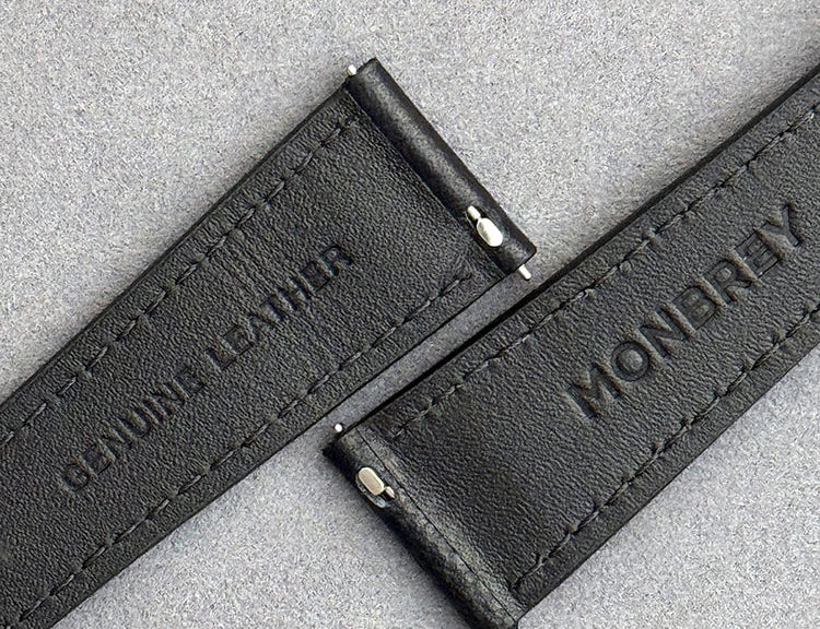 Epsom Leather Strap (Mink Grey) - Monstraps
