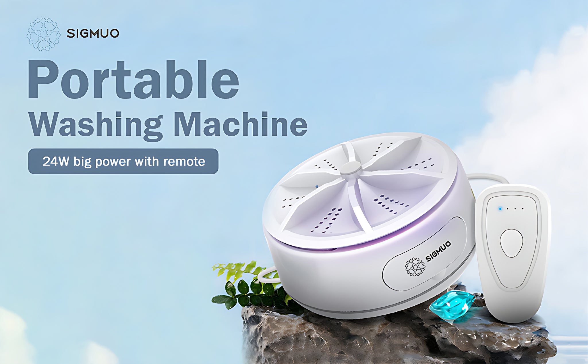 Mini Bucket Washing Machine - Portable Mini Washing Machine
