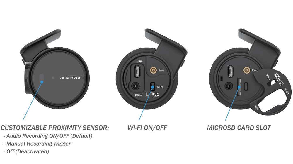 BlackVue DR750X-3CH-TRUCKPLUS-32 interface