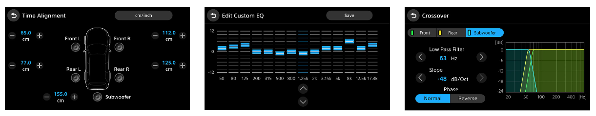 Sony XAV-AX8500 Custom Sound