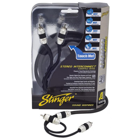 Stinger SI4617 4000 Series 6 Channel 17 Foot Stereo Interconnect Cable