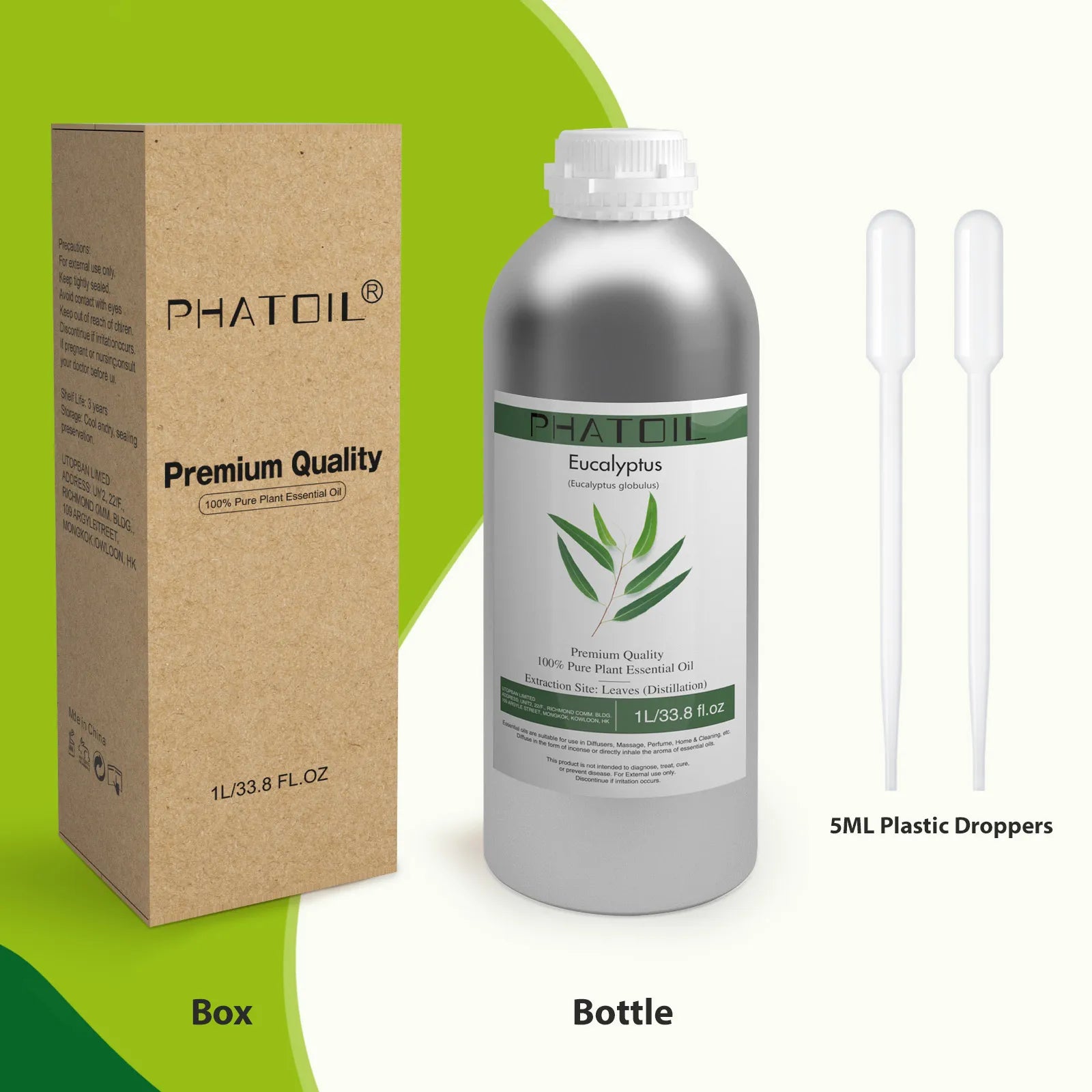 Bulk Liter Essential Oils For Arometherapy Diffuser & DIY Beauty Products