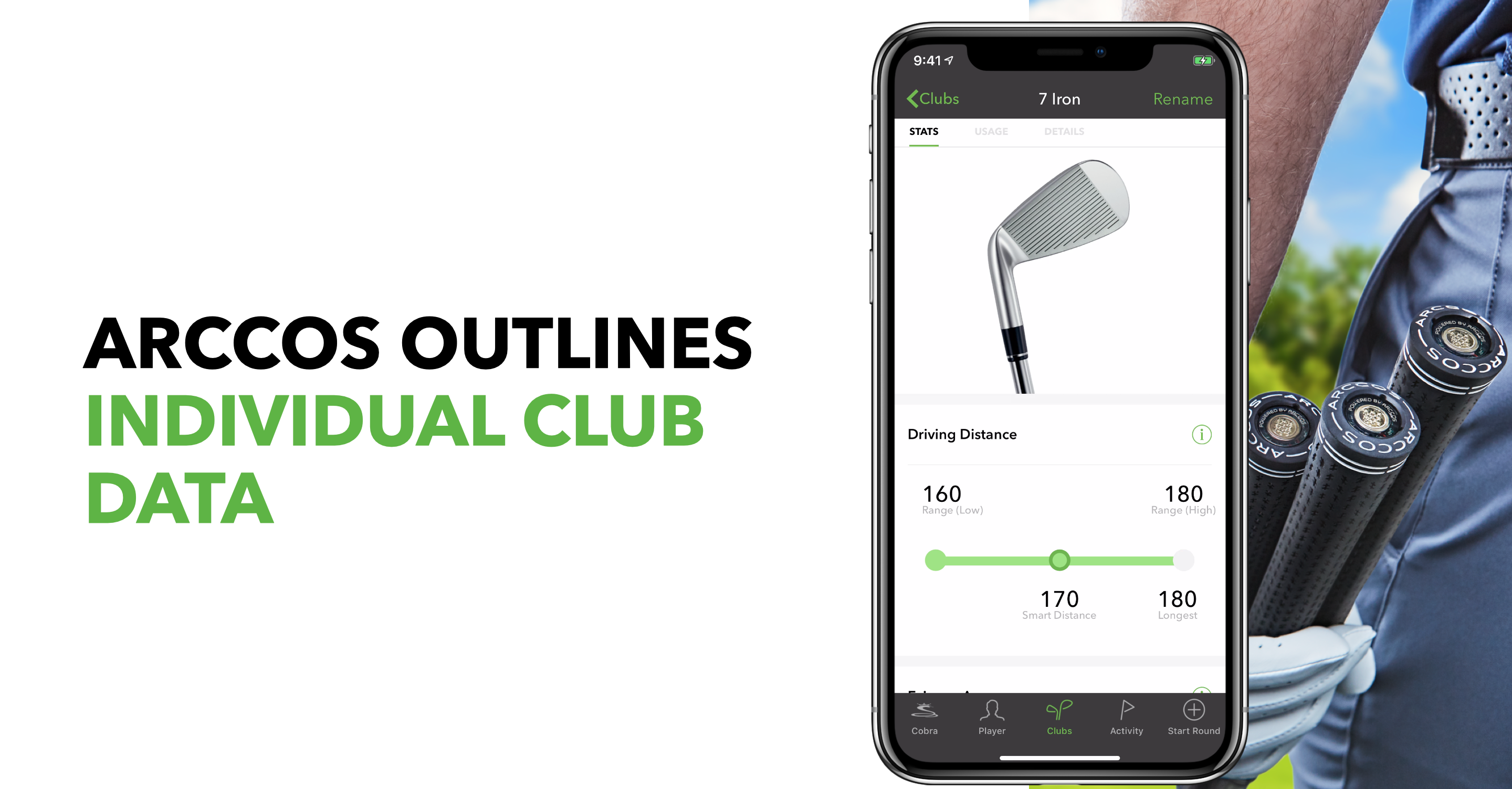 Arccos Caddie Breaks Down Each Of Your Golf Club's Tendencies