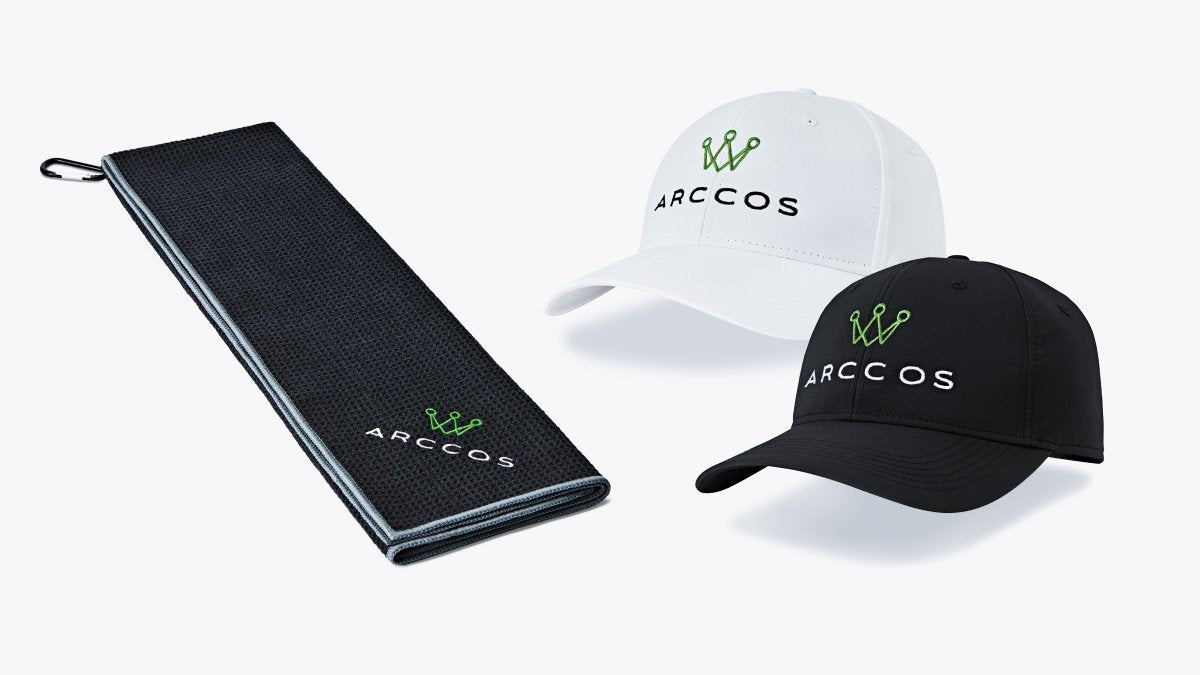 Arccos Hat & Towel Golf Stocking Stuffer