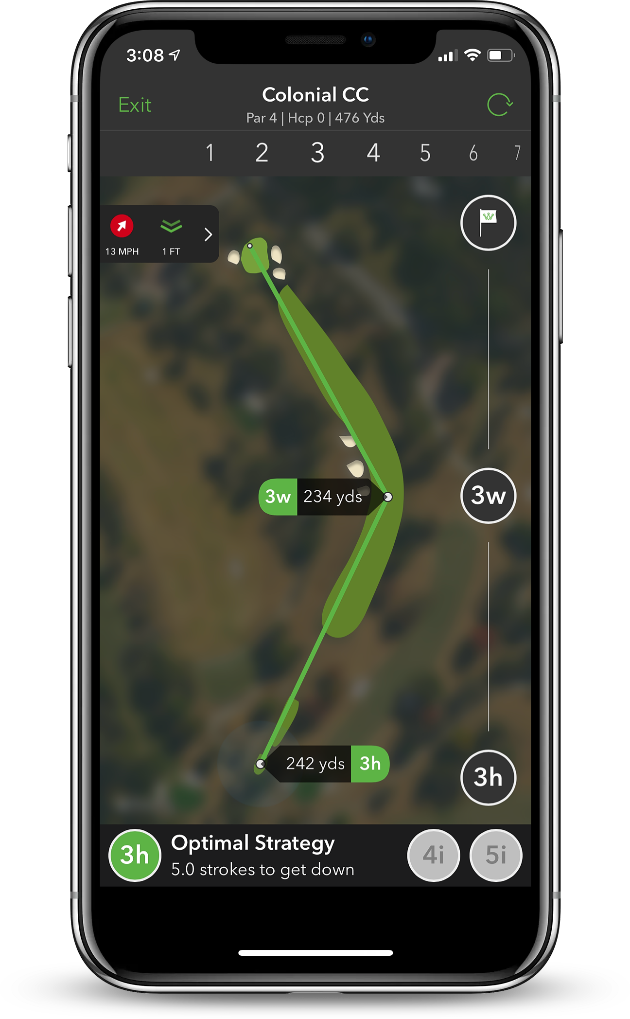 Arccos Caddie Preview - Hole 3 Colonial Country Club