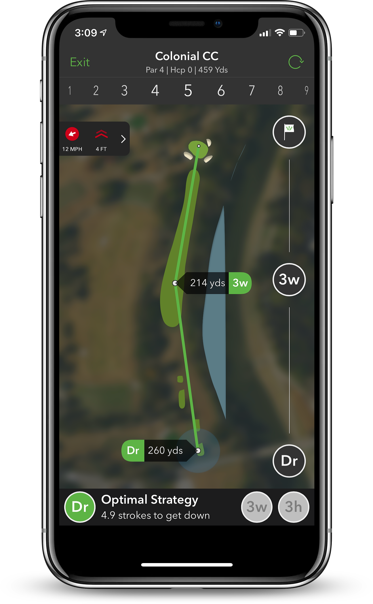 Arccos Caddie Preview - Hole 5 Colonial Country Club