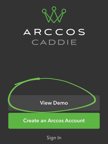 Arccos View Demo