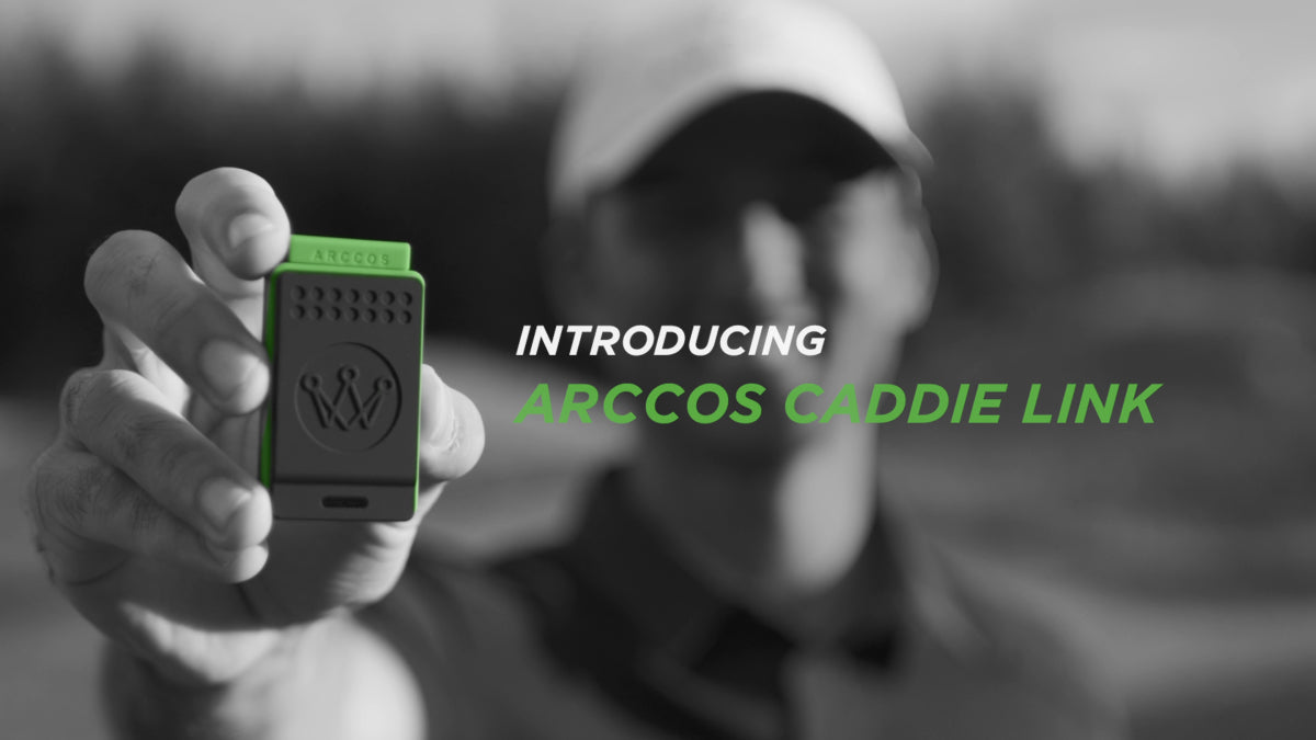 Introducing Arccos Caddie Link by Arccos Golf. Compatible with iPhone and Android.