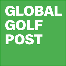 Global Golf Post Logo Square Green