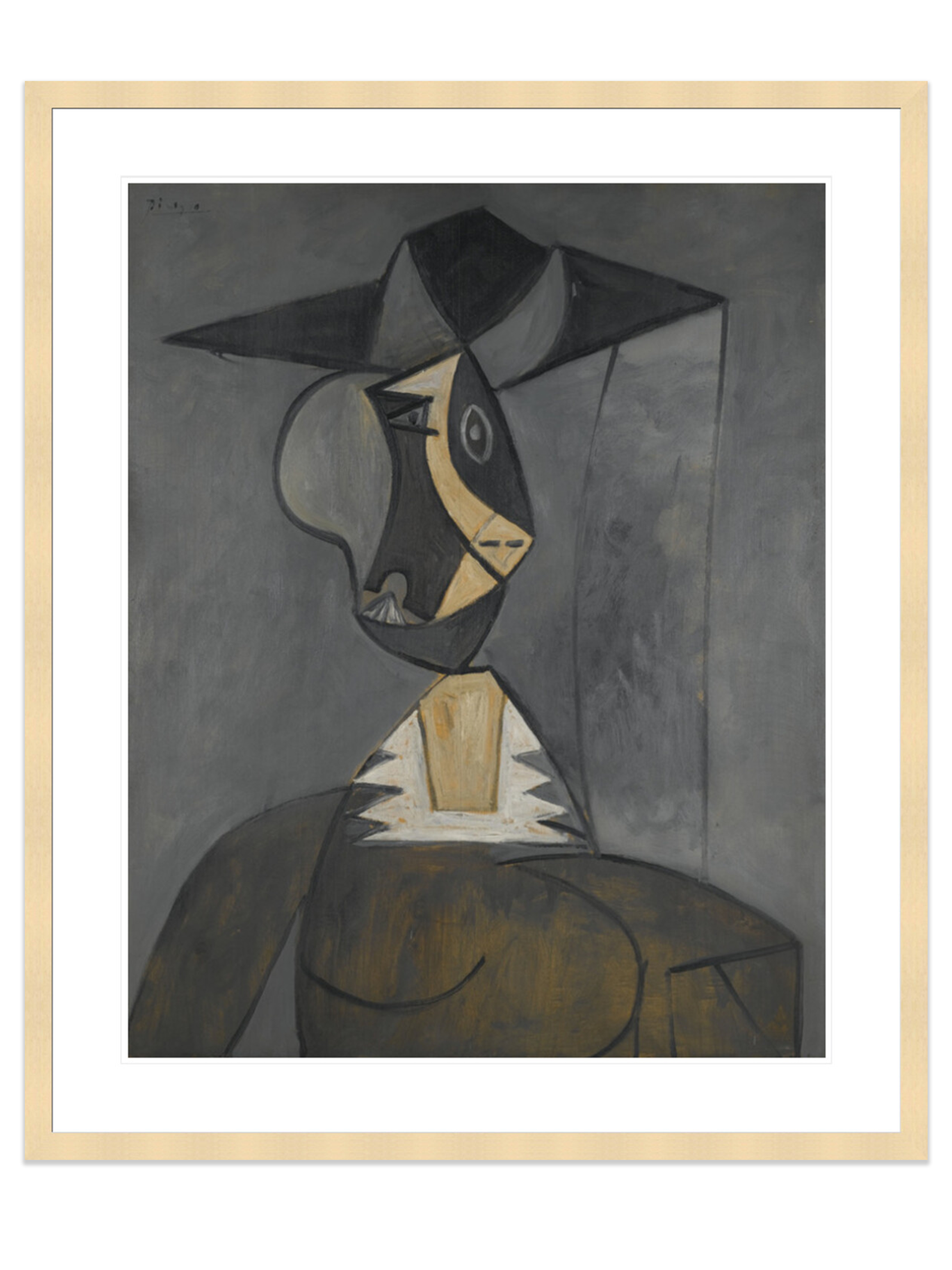 Woman In Gray (Print) by Pablo Picaso