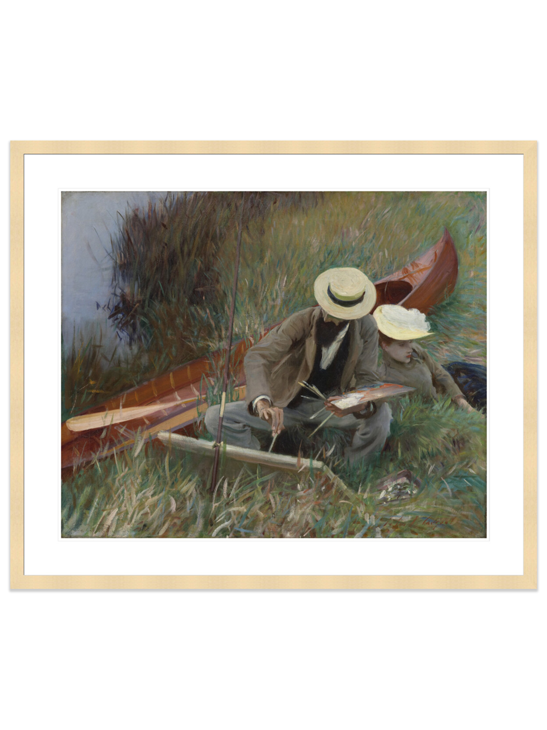 An Out-of-Doors Study (Print) by John Singer Sargent