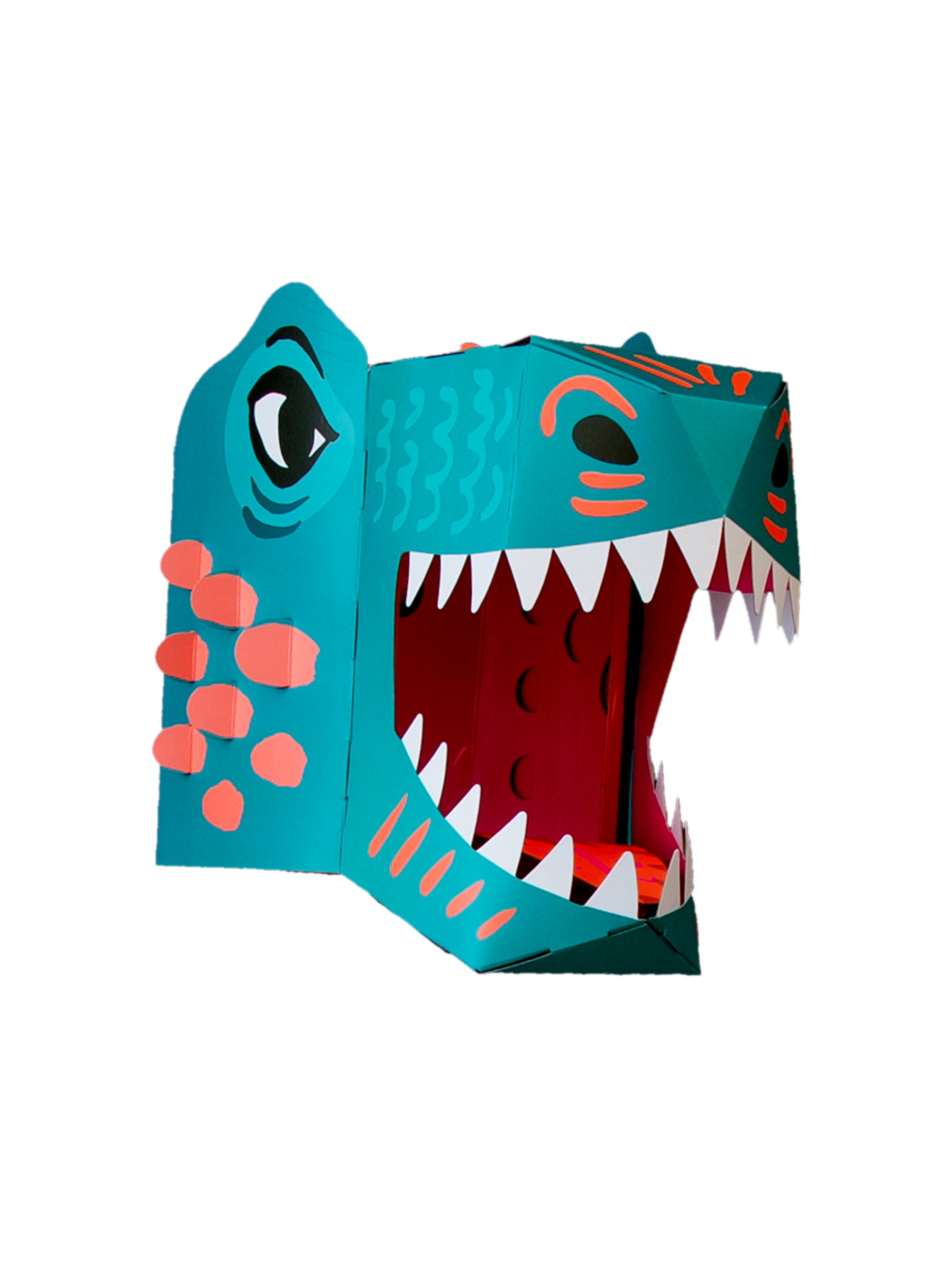 3D Dino Mask – Brooklyn Museum