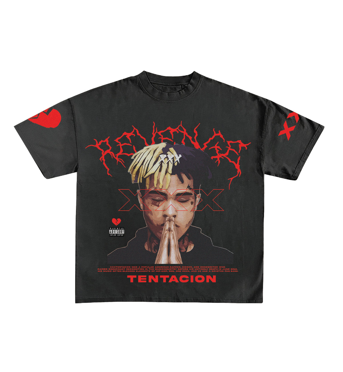 Xxxtentacion Designed Graphic Tee - STREETWEAR