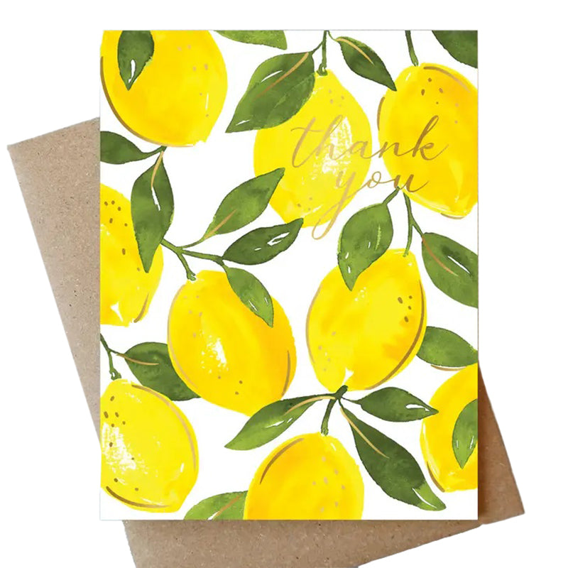 ABIGAIL JAYNE DESIGN | Lemon Thank You Card