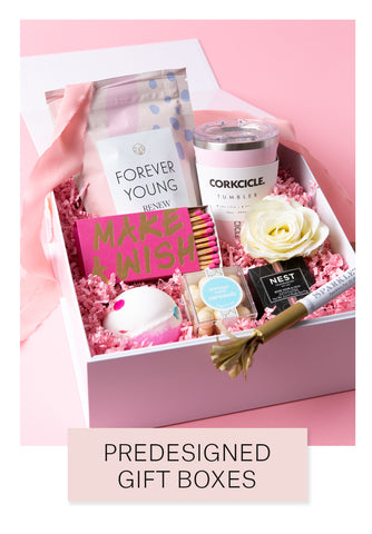 Online store selling customized gift boxes by Studio Umbrella Web