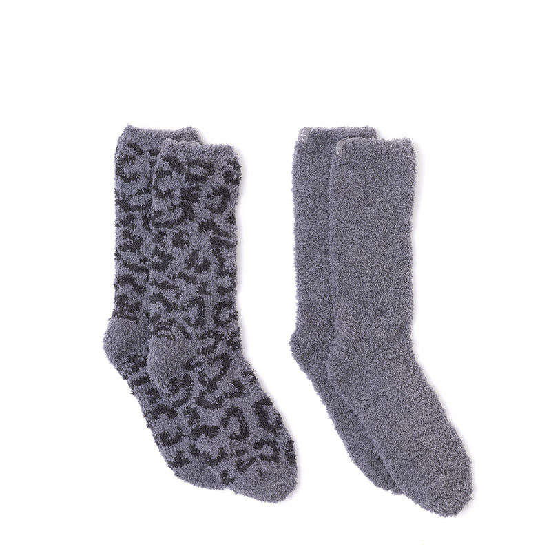 BAREFOOT DREAMS | CozyChic 2 Pair Barefoot In The Wild Sock Set