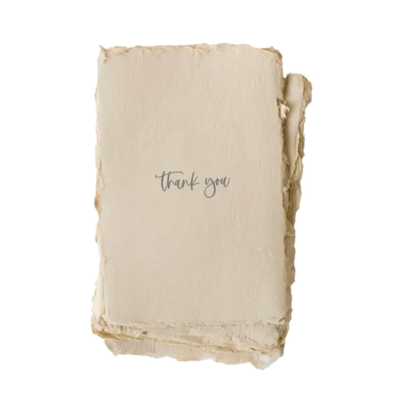 Thank You Folded Greeting Card – Paper Baristas