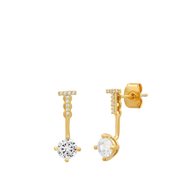 TAI RITTICHAI | CZ Monogram Ear Jacket