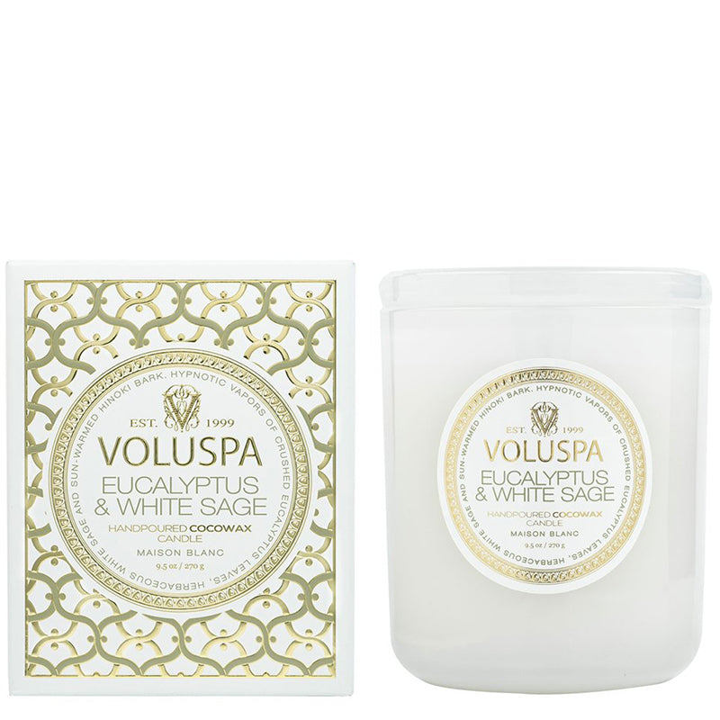 VOLUSPA | Eucalyptus & White Sage Classic Candle