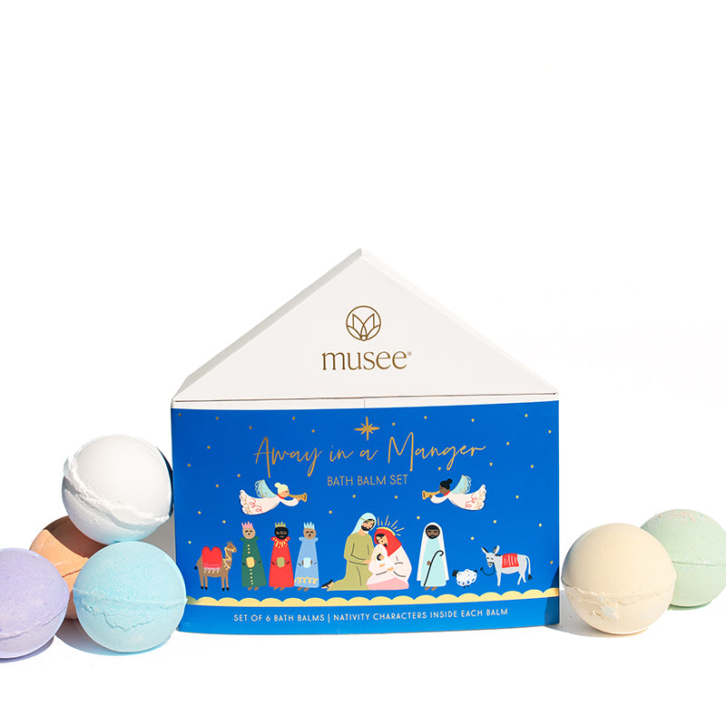 musee bath bombs nativity