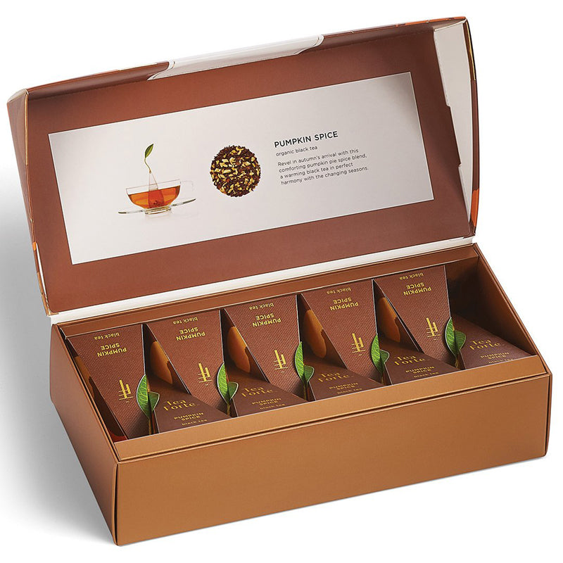 TEA FORTE | Petite Presentation Tea Box - Pumpkin Spice