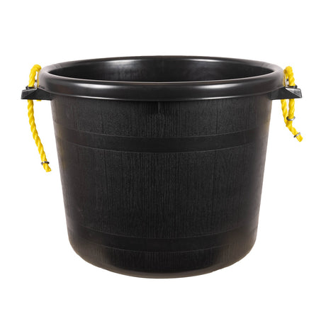 Flat Sided Water Bucket with Riveted Hooks - 6 Quart