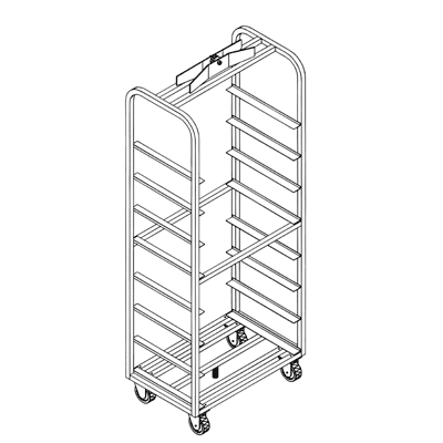 10460 RACK DAHLEN ALSGLSL 2000 9x6.5" 18x26"